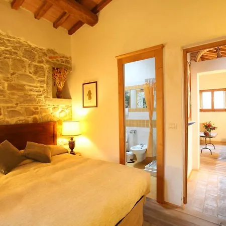Villa Delizioso E Particolare Casale Con Piscina,cortona *